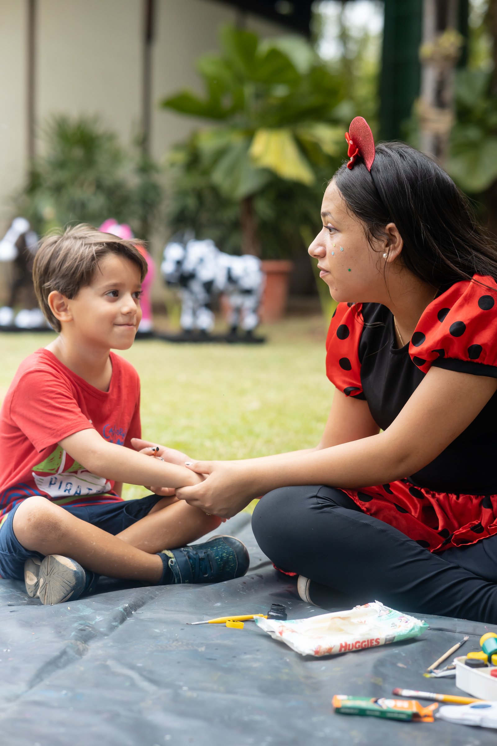 Família na natureza